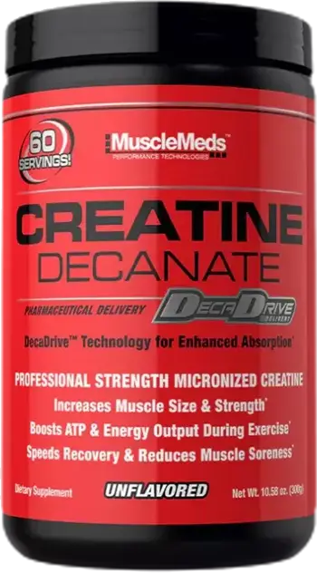 MuscleMeds Creatine Decanate 300 грама, 60 Дози - Микронизиран креатин за сила и маса