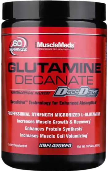 MuscleMeds Glutamine Decanate Микронизиран L-глутамин за мускулен растеж и възстановяване