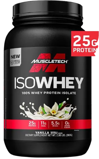 MuscleTech Iso Whey 100% Whey Protein Isolate Суроватъчен Протеин Изолат - 907 грама, 29 дози