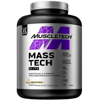 MuscleTech Mass Tech Elite Гейнър - 3180 грама, 14 дози