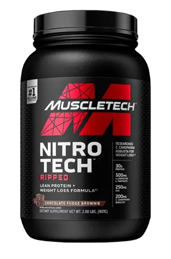 MuscleTech Nitro Tech Ripped Суроватъчен Протеин