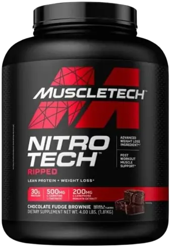 MuscleTech Nitro Tech Ripped Суроватъчен Протеин