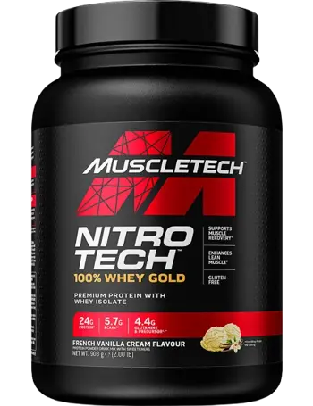 MuscleTech Nitro Tech Whey Gold Суроватъчен Протеин