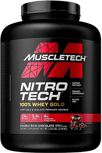 MuscleTech Nitro Tech Whey Gold Суроватъчен Протеин