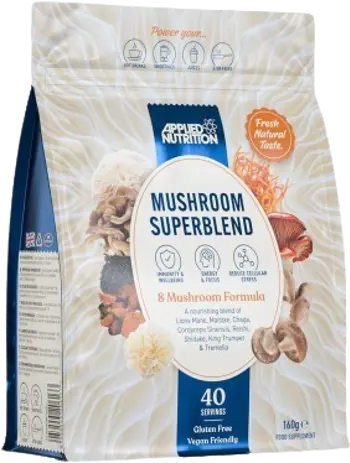 Applied Nutrition Mushroom Superblend 8 Mushrooms Complex За имунитет, енергия и фокус
