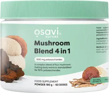 Osavi Mushroom Blend 4 in 1 Лъвска грива, Кордицепс, Рейши & Чага
