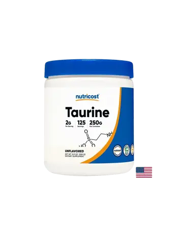 Nutricost Taurine Мускулна функция и издръжливост, 250 g прах