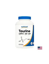 Nutricost Taurine 1000 mg Таурин за мускулна функция и издръжливост х 240 капсули