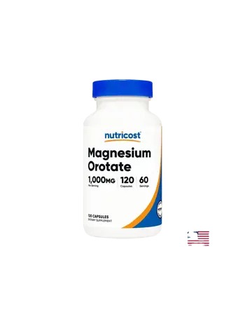 Nutricost Magnesium Orotate Мускулна и сърдечно-съдова система х 120 капсули