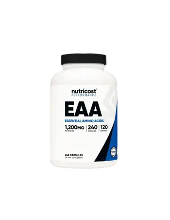 Nutricost EAA Essential Amino Acids 1200 мг Незаменими аминокиселини х 240 капсули