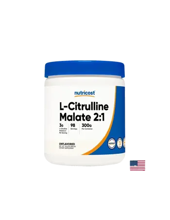 Nutricost L-Citrulline Malate 2:1 За мускулна маса и възстановяване