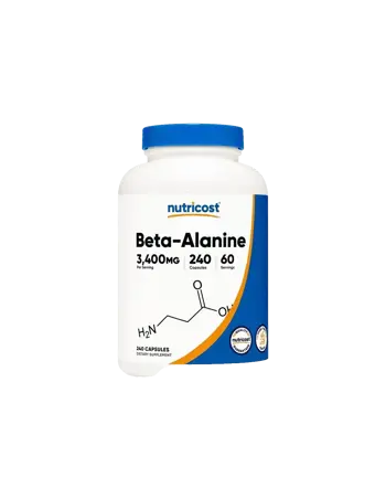 Nutricost Beta-Alanine 850 mg Бета-Аланин за мускулна издръжливост и сила х 240 капсули