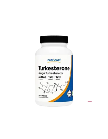 Nutricost Turkesterone Ajuga Turkestanica 600 мг Мускулна маса и издръжливост х 120 капсули