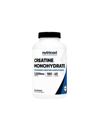 Nutricost Creatine Monohydrate Микронизиран креатин монохидрат х 180 капсули