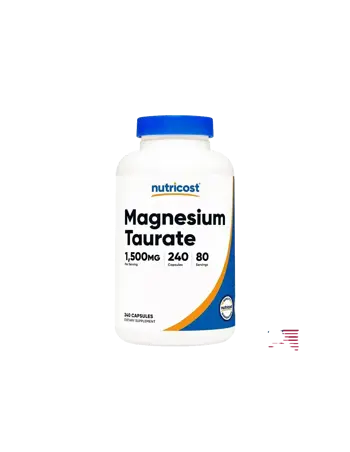 Nutricost Magnesium Taurate За мускулна, сърдечна и нервна система х 240 капсули