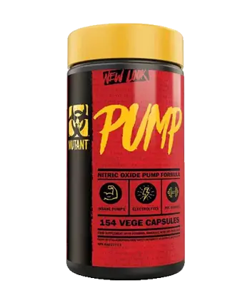 MUTANT PUMP Мощен предтренировъчен комплекс за напомпване 154 капсули