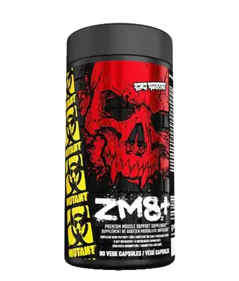 MUTANT ZM8+ | ZMA + Minerals & Bioperine Подкрепа за тестостерона и възстановяването 90 капсули