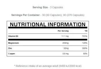 MyProtein Zinc & Magnesium Цинк Метионин и Магнезиев Цитрат