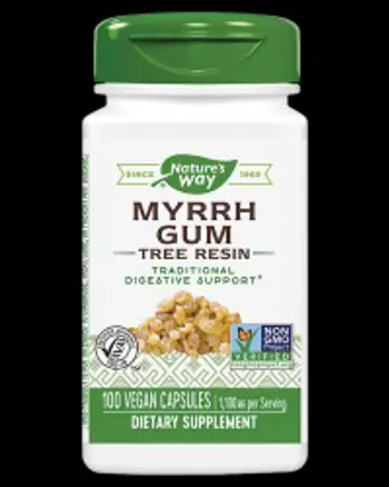 Nature's Way Myrrh Gum 550 mg Смирна за имунитет и храносмилане х 100 веге капсули