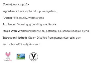NOW Foods Myrrh Oil Blend Commiphora Myrrha Етерично Масло от Смирна - 30 мл