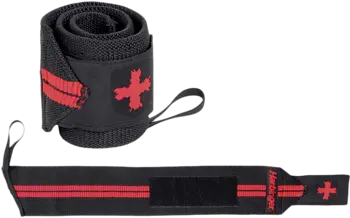 Harbinger Wristwraps Red Line Накитници с палец - Черен