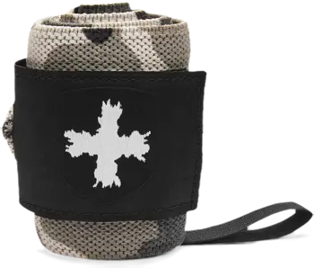 Накитници с палец / Wristwraps / Red Line - Grey Camo