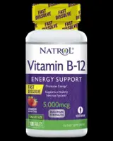 Vitamin B-12 5000 mcg / Fast Dissolve 100 Таблетки 100 Дози