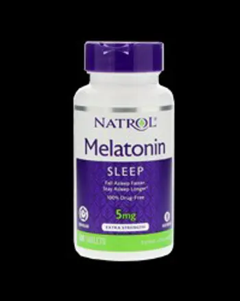Melatonin 5 mg / Time Release 100 Таблетки, 100 Дози