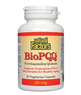 Natural Factors 20 мг BioPQQ® Пиролоквинолин Квинон - 30 вег капсули, 30 дози