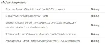 Natural Factors AdrenaSense® WomenSense® Специализирана Формула за Тонус и Настроение - 90 веге капсули, 90 дози