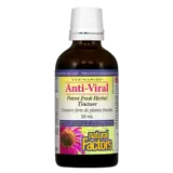 Natural Factors Anti-Viral При Вирусни Инфекции Анти-Вирал Имуноукрепваща Билкова Тинктура - 50 мл, 50 дози