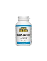 Natural Factors Beta Carotene 10 000 IU Бета Каротин - 90 таблетки, 90 дози