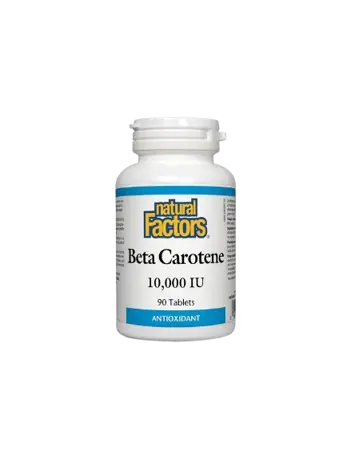 Natural Factors Beta Carotene 10 000 IU Бета Каротин - 90 таблетки, 90 дози