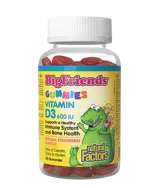 Natural Factors BigFriends Vitamin D3 for Kids 600 IU Витамин D3 Гъми за Деца - 60 желирани таблетки, 60 дози
