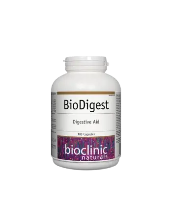 Natural Factors BioDigest Добро Храносмилане Панкреатични Ензими - 180 капсули, 45 дози