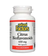 Natural Factors Citrus Bioflavonoids Plus Hesperidin 650 мг Цитрусови Биофлавоноиди + Хесперидин - 90 капсули, 90 дози