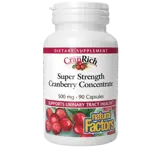 Natural Factors Cranberry Concentrate 500 мг Червена боровинка CranRich® Мощен Концентрат Срещу Уроинфекции - 90 капсули, 90 дози