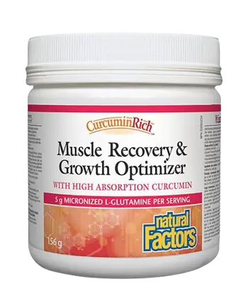 Natural Factors CurcuminRich™ Muscle Recovery & Growth Optimizer - 156 грама пудра, 30 дози