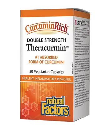 Natural Factors CurcuminRich™ Theracurmin 60 мг Теракурмин - 30 веге капсули, 30 дози