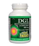 Natural Facotrs DGL 400 мг - 90 дъвчащи таблетки, 90 дози