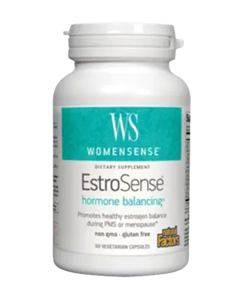 Natural Factors EstroSense® Hormone Balance Хормонален Дисбаланс - 60 веге капсули, 60 дози
