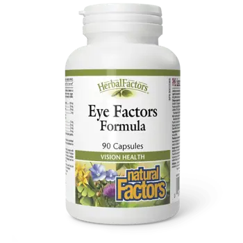 Natural Factors Eye Factors Formula 90 капсули - Формула в подкрепа на зрението