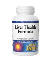 Natural Factors Формула за Здрав Черен Дроб Liver Health Formula - 60 веге капсули, 60 дози