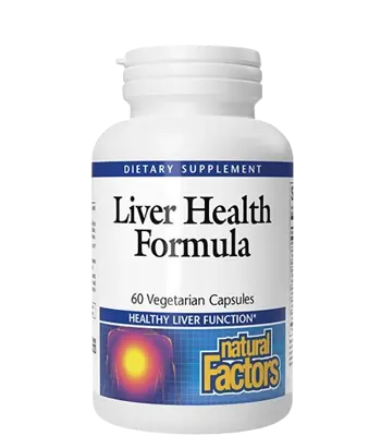 Natural Factors Формула за Здрав Черен Дроб Liver Health Formula - 60 веге капсули, 60 дози