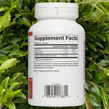Natural Factors Immune Support Quercetin with Zinc & Copper Кверцетин с Цинк и Мед - 60 веге капсули, 60 дози
