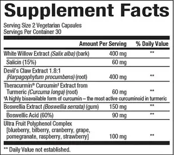 Natural Factors Joint Optimizer 555 мг CurcuminRich™ - 60 веге капсули, 30 дози