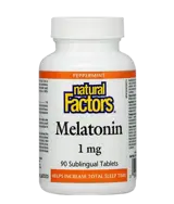Natural Factors Мелатонин 1 мг Срещу Безсъние За Дълбок и Спокоен Сън