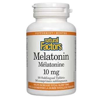 NATURAL FACTORS Melatonin 10 мг Мелатонин - 90 таблетки, 90 дози