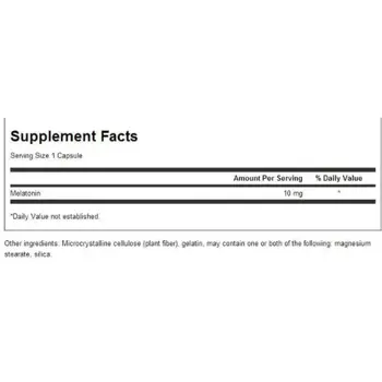 NATURAL FACTORS Melatonin 10 мг Мелатонин - 90 таблетки, 90 дози