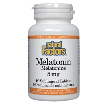 Natural Factors Melatonin 5 мг Мелатонин при Безсъние